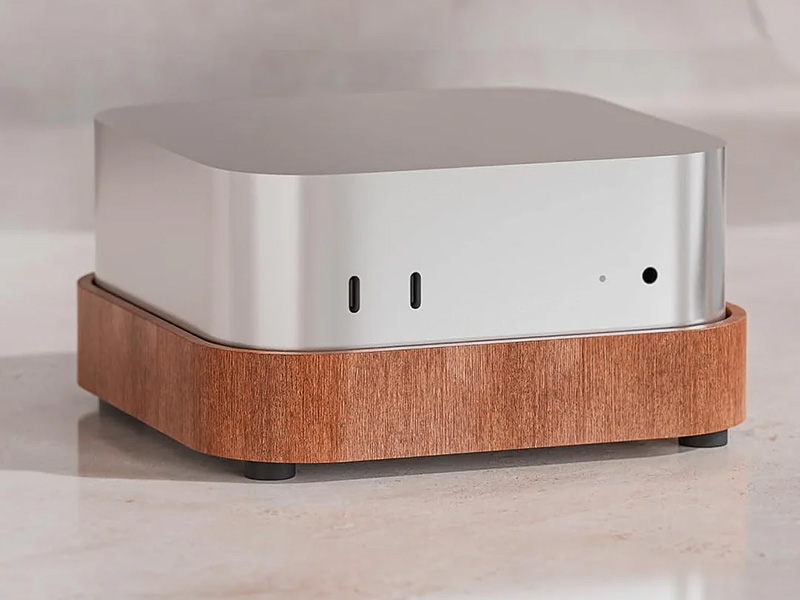 M4搭載MacMini用 木製スタンド（M4MacminiStand）