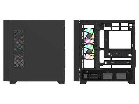 曲面ガラスのピラーレスケース「View 290 TG ARGB」がThermaltakeから