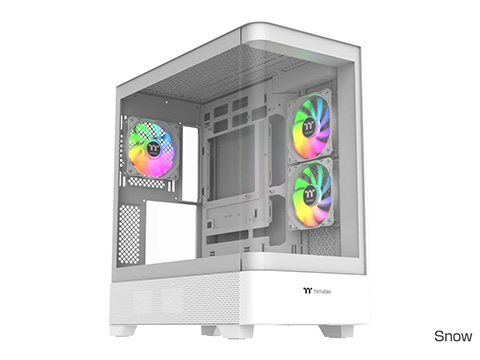曲面ガラスのピラーレスケース「View 290 TG ARGB」がThermaltakeから