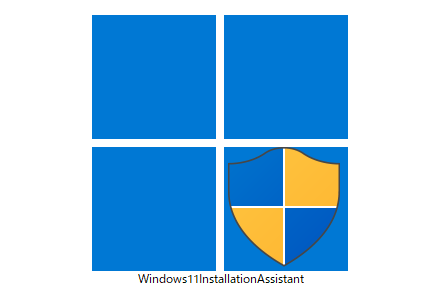 「Windows 11 インストール アシスタント」のファイル名は「Windows11InstallationAssistant.exe」
