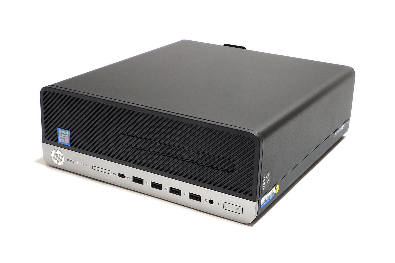 検証機として用意したHP ProDesk 600 G5 SFのリファービッシュ品。	メモリやストレージに少し手を入れれば、まだまだ現役で活躍できそうだ