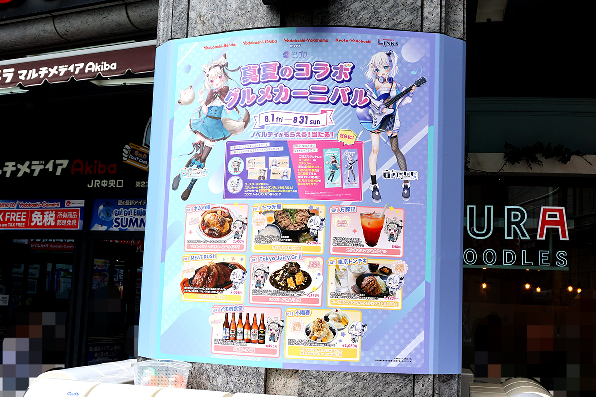 ヨドバシカメラマルチメディアAkiba(8月9日撮影)
