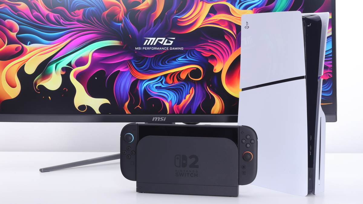 Switch 2とPS5をMPG 346CQRF X24に接続してみた