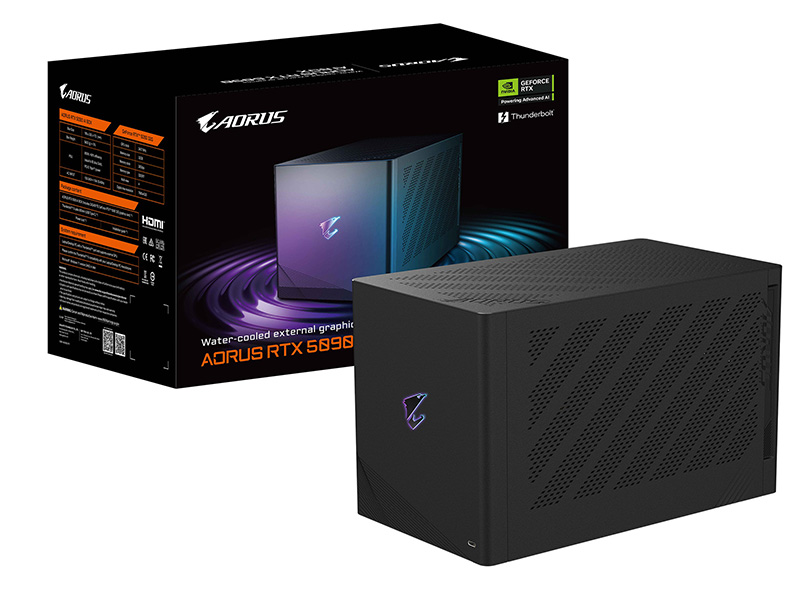 「AORUS RTX 5090 AI BOX（GV-N5090IXEB-32GD）」