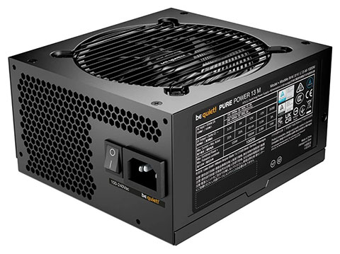be quiet!のATX 3.1/PCIe 5.1対応電源「PurePower 13 M」が発売、容量