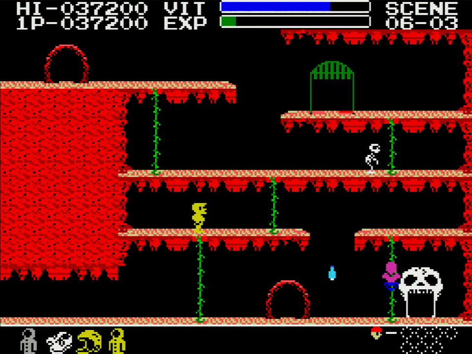 フラテッリーギャングは、色の違いで移動速度が変わってきます。また、遠距離から撃ってきたりもするため、常に気を配る必要がありました。