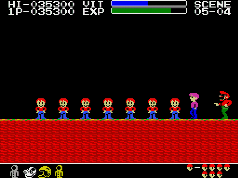 グーニーズ全員を助けるとドクロマークの扉が開き、そこに入れば1ステージクリア！　しかし、すぐにまたさらわれてしまうわけですが……。