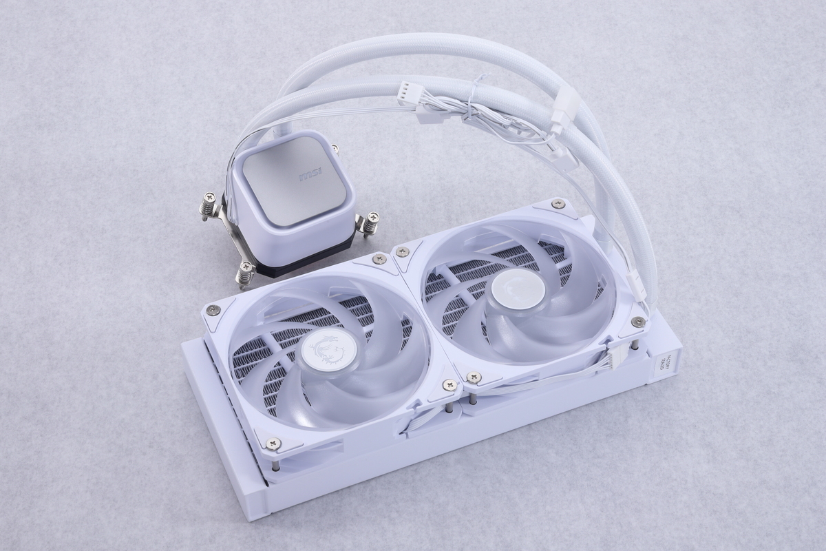 MSIの240mmオールインワン水冷クーラー「MAG CORELIQUID A13 240 WHITE」