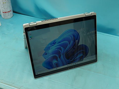 360度回転パネルを備えた2in1 PC「Let's note CF-QV8TFAVS」が