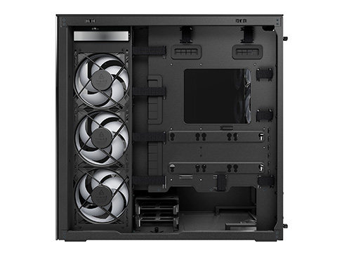 小型ピラーレスケース ピラーレス設計を採用したARCTIC初のPCケース「XTENDER VG」が