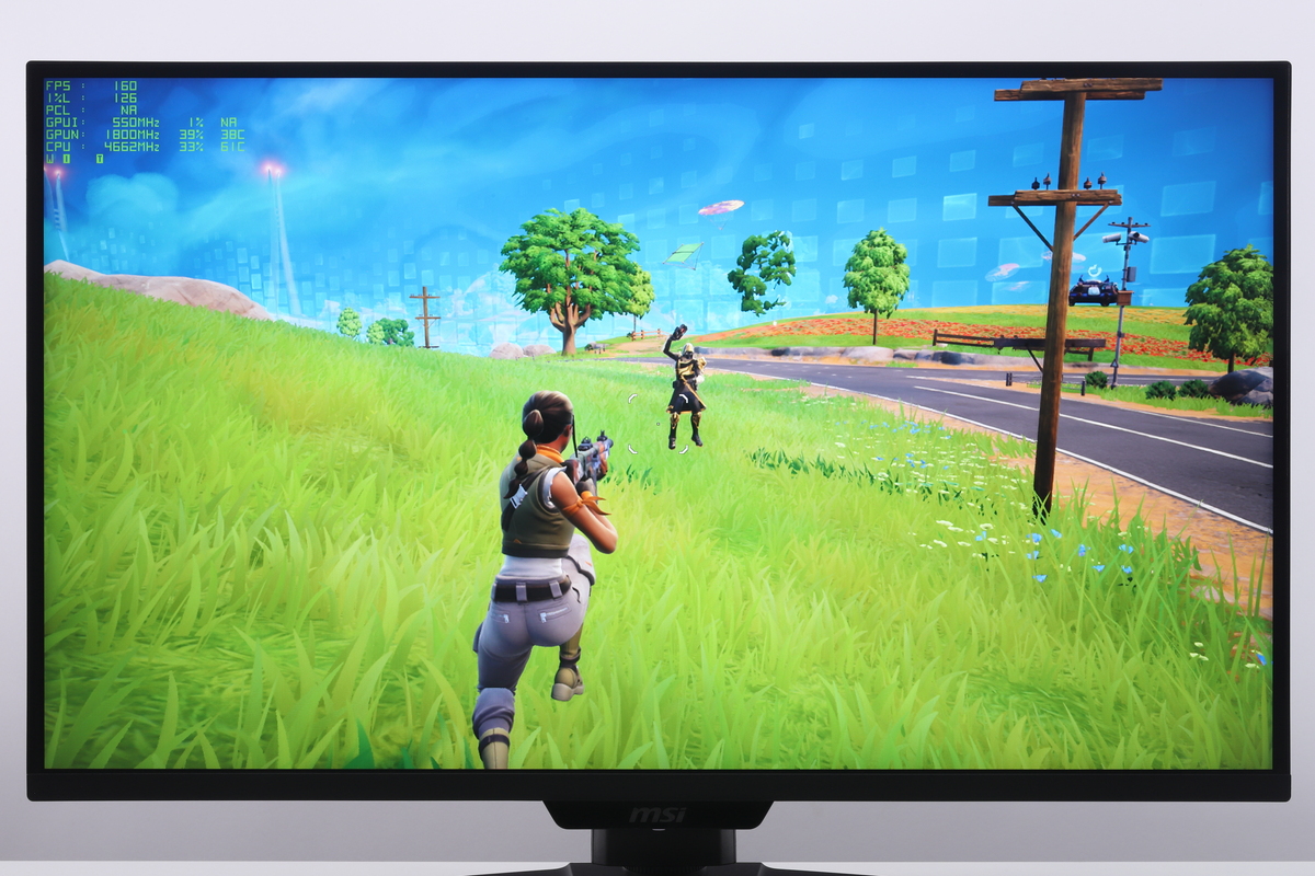 フルHD/160Hzの状態。十分滑らかな表示ではあるが、競技性の高いゲームでは320Hzが有利だと感じさせられた