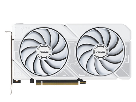 ASUSの白いデュアルファンクーラーを搭載したGeForce RTX 5060 Ti 16GB