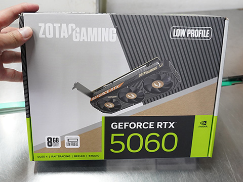 ロープロ仕様の「ZOTAC GAMING GeForce RTX 5060 Low Profile