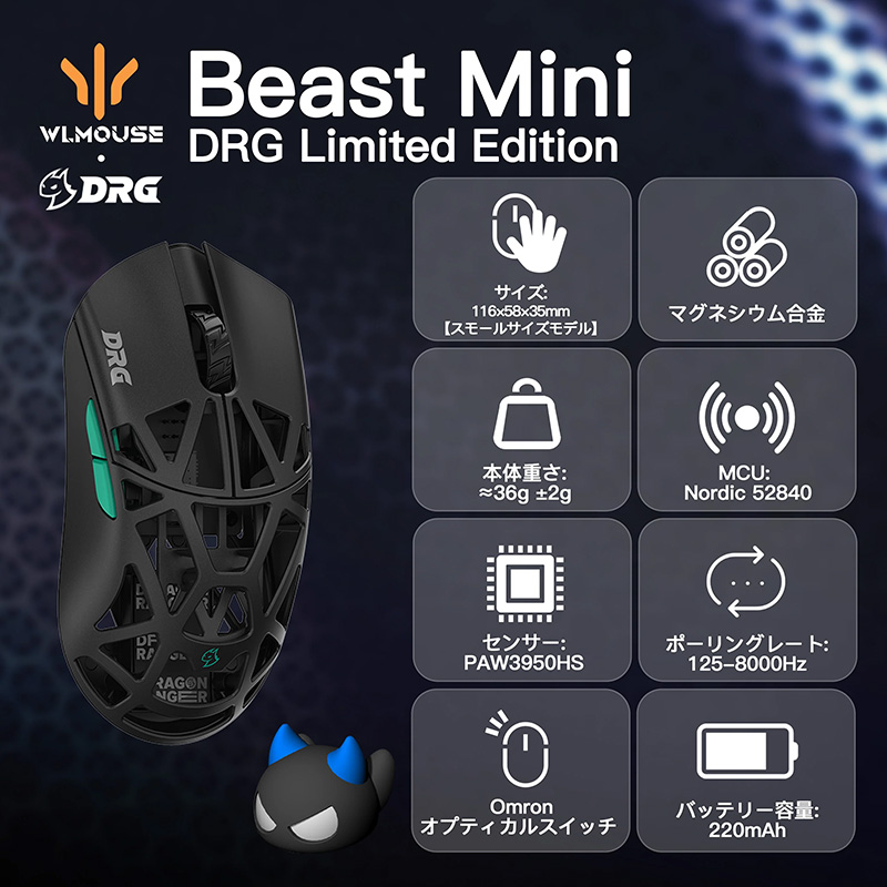Beast X Mini Pro DRG Limited Edition DRG Black