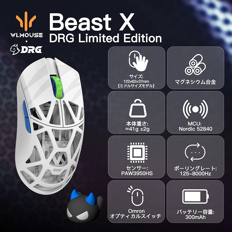 Beast X Pro DRG Limited Edition DRG White