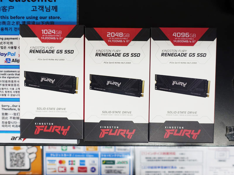 Kingston「FURY Renegade G5」