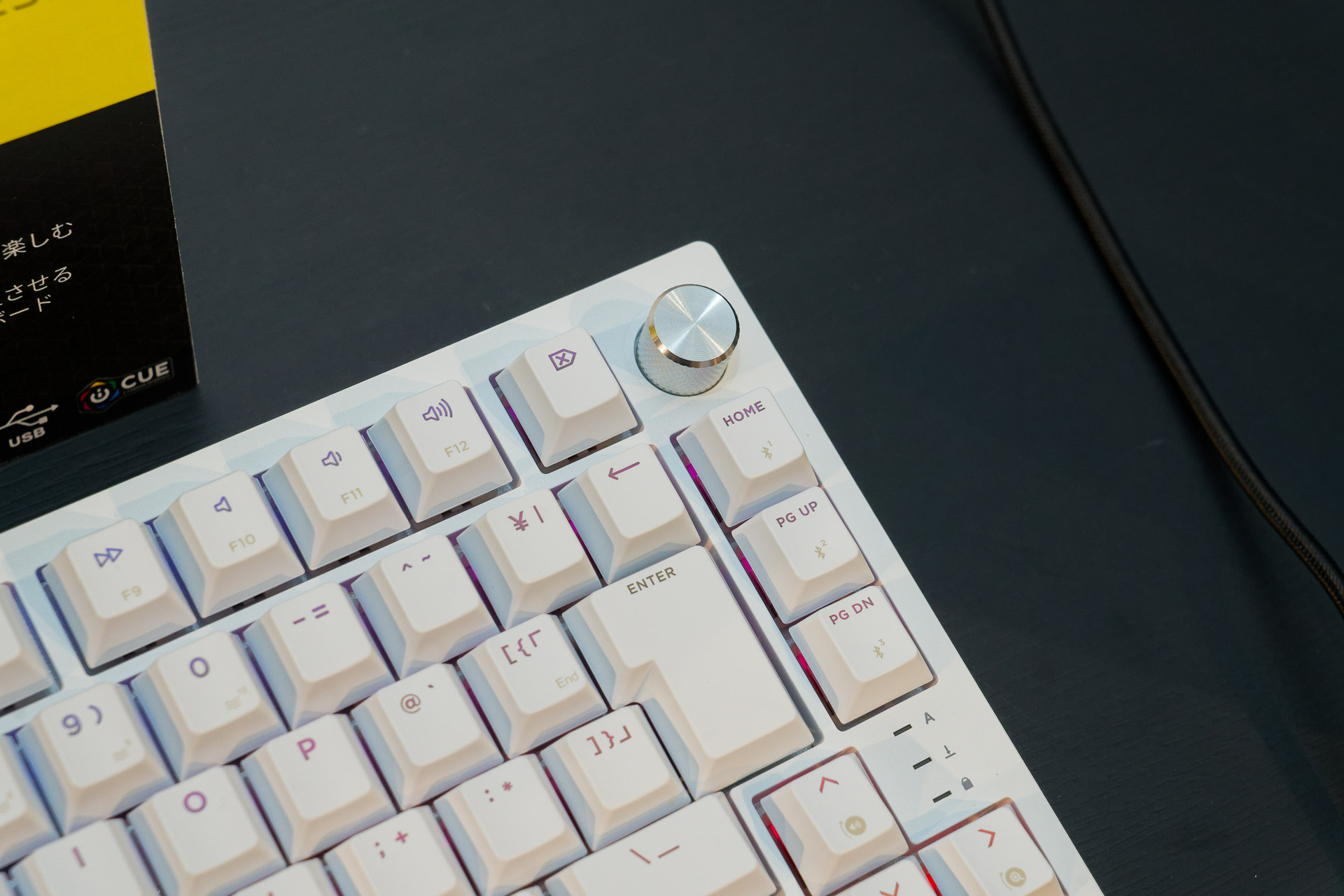 右上にロータリーダイヤル