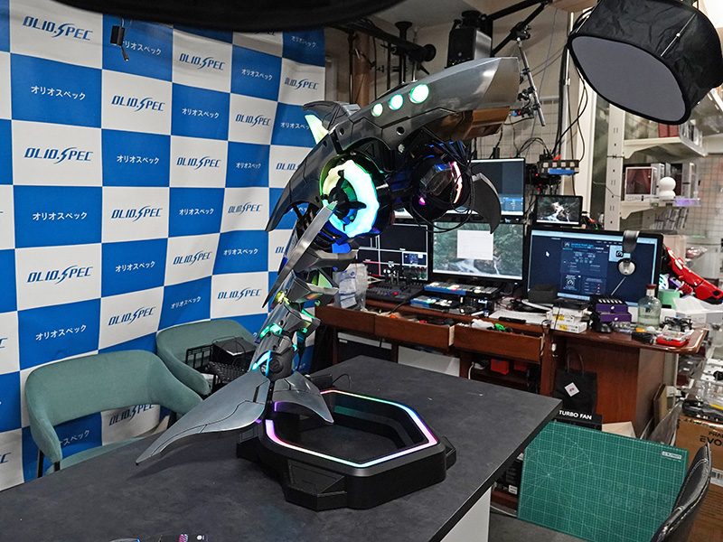 「【OLIOSPECオリジナル】 Cooler Master Shark X メタル塗装メカシャーク」