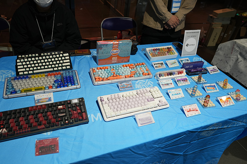 Artisanキーキャップなどを手掛けるKEYMOJIブース