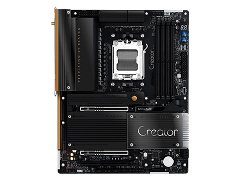 momo CPU 2個セット ASRockのハイエンドRyzen 9000マザー「X870 Taichi Creator」が