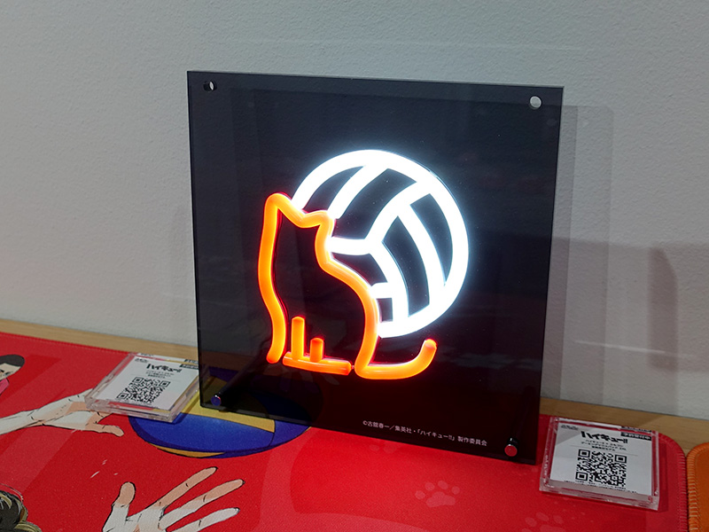 ハイキュー!!×ふもコレ ネオン管風LEDライト 音駒高校モデル