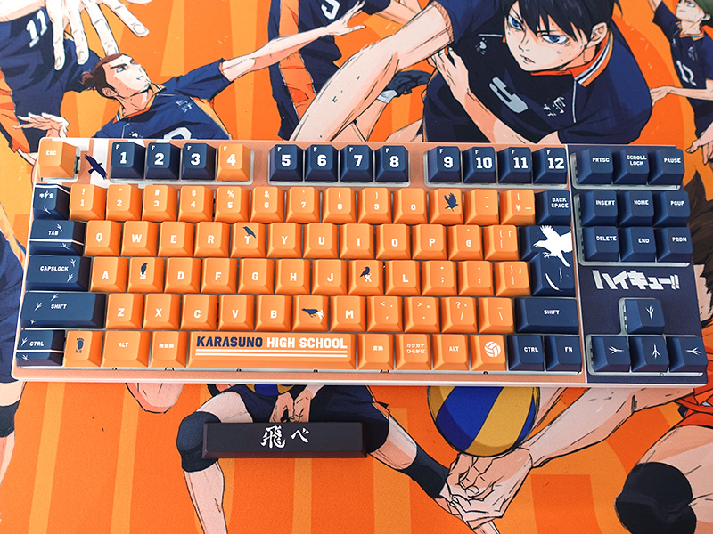 ハイキュー!!×ふもコレ キーボード 烏野高校モデル