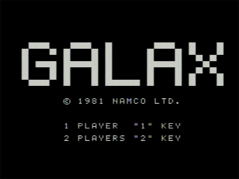 タイトル画面は非常にシンプルで、タイトルは■を並べて描かれていました。クオリティに「うーん」と思ったのですが、この直後にあの聞き慣れたBGMが流れてきたので、そのギャップで思わず感動しました(笑)。