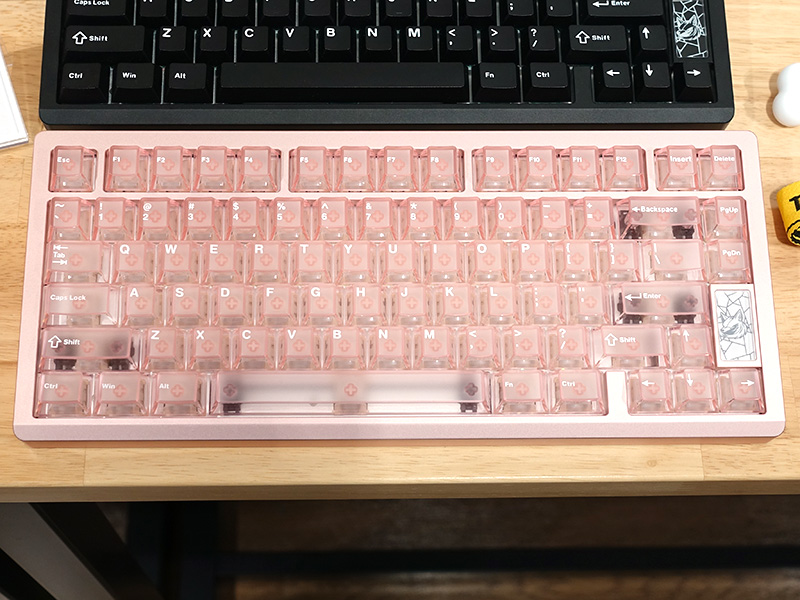 Chilkey Slice75 HE Keyboard Pink WS Flux Switch