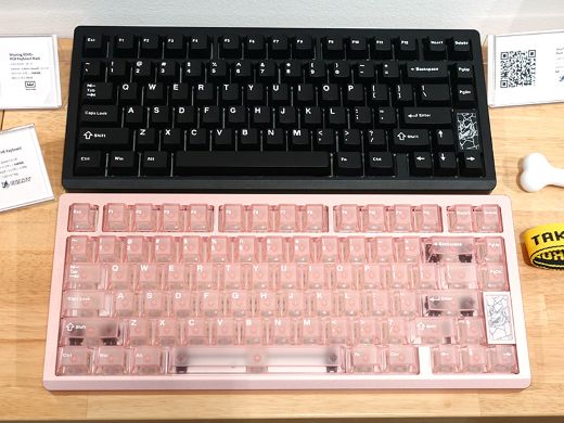 Chilkeyのラピトリキーボード「Slice75 HE」にWS Fluxスイッチ