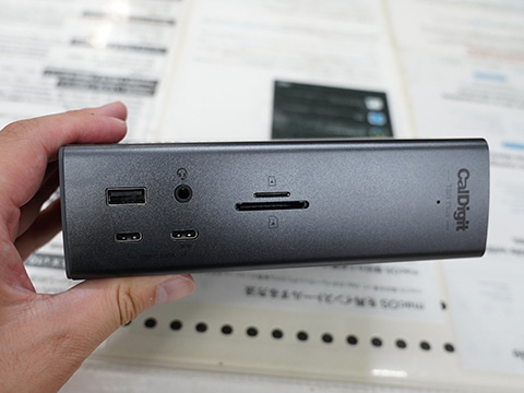 Thunderbolt 5対応のハイエンドドック「CalDigit TS5 Plus」が