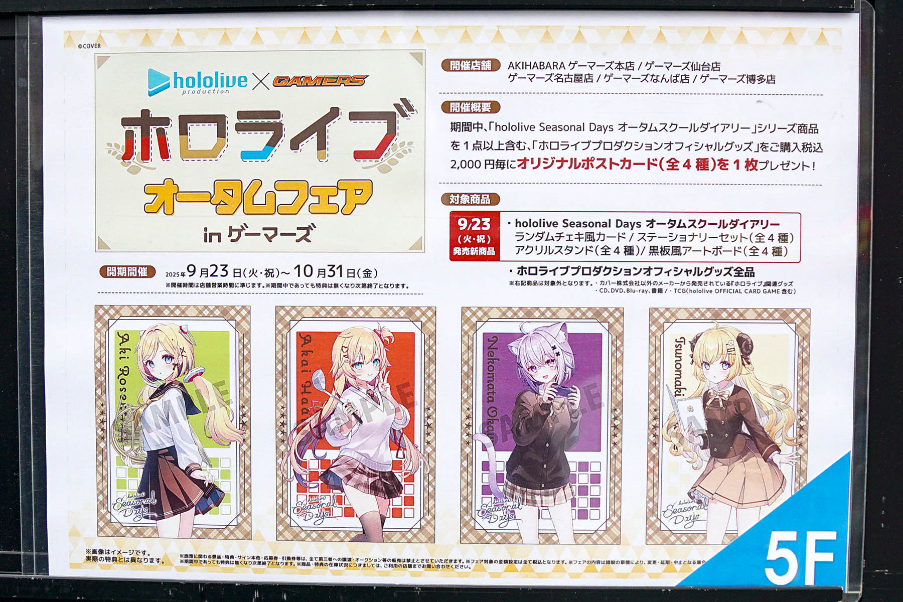 AKIHABARAゲーマーズ本店(10月3日撮影)