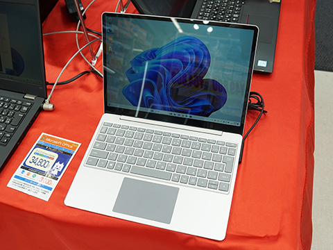 値下げ 美品 Surface Laptop Go ノートパソコン PC 第10世代Core搭載の「Surface Laptop Go」が32,800円！中古PC