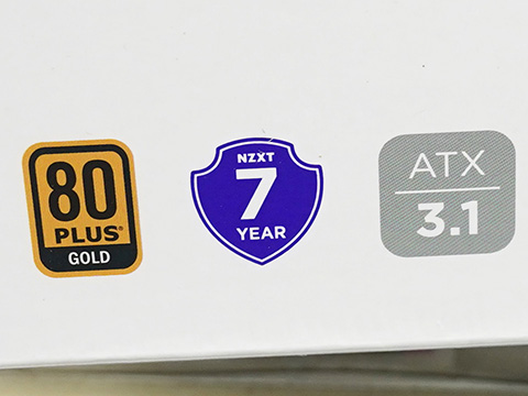 PCIe 5.1/ATX 3.1対応の80PLUS GOLD電源「C Gold Core」がNZXTから、計