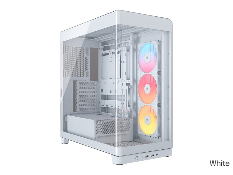 「FRAME 4500X RS-R ARGB Panoramic Glass White」