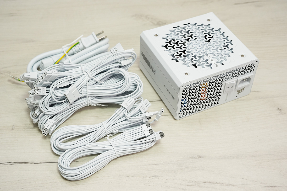 【電源】CORSAIR RM850e White 2025(ATX 3.1 850W)