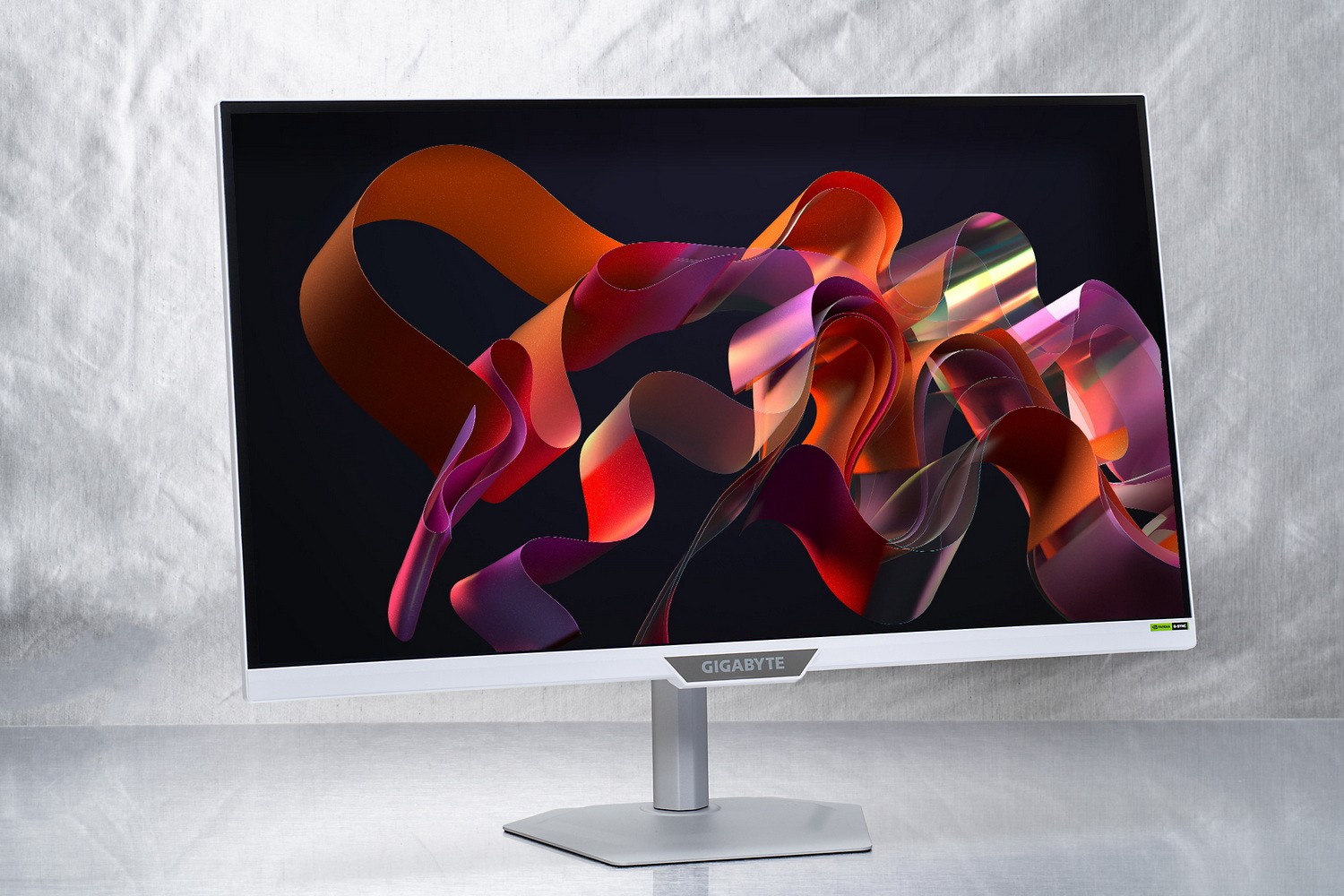 27型4K解像度の「M27UP ICE Gaming Monitor」。実売価格は7万2,000円前後