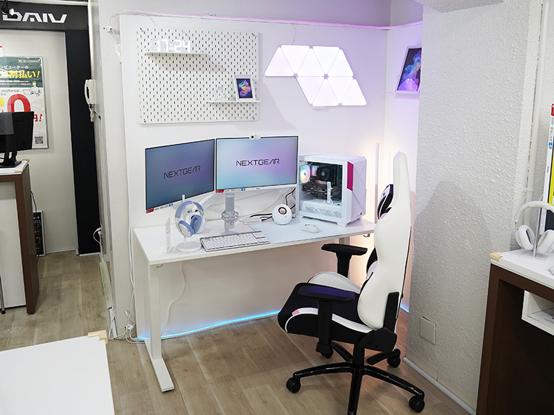 「NEXTGEAR JG-A7G6T（ホワイト5点セット）」