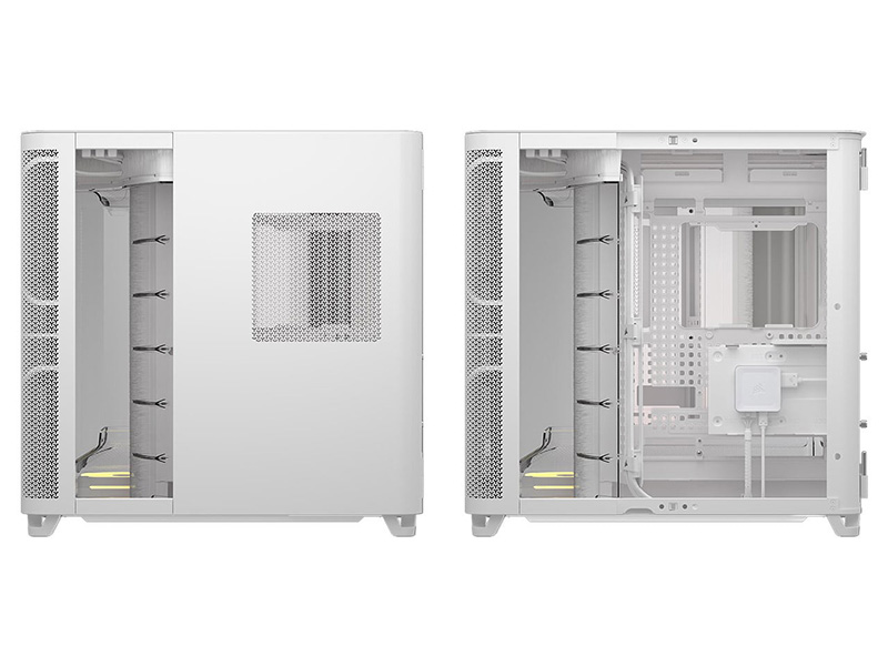 「AIR 5400 LX-R iCUE LINK Tempered Glass White」