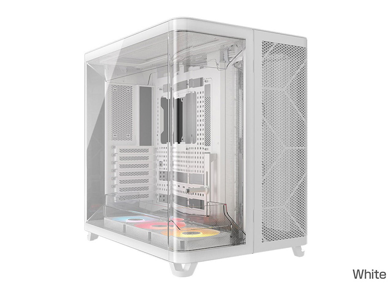 「AIR 5400 RS-R ARGB Tempered Glass White」