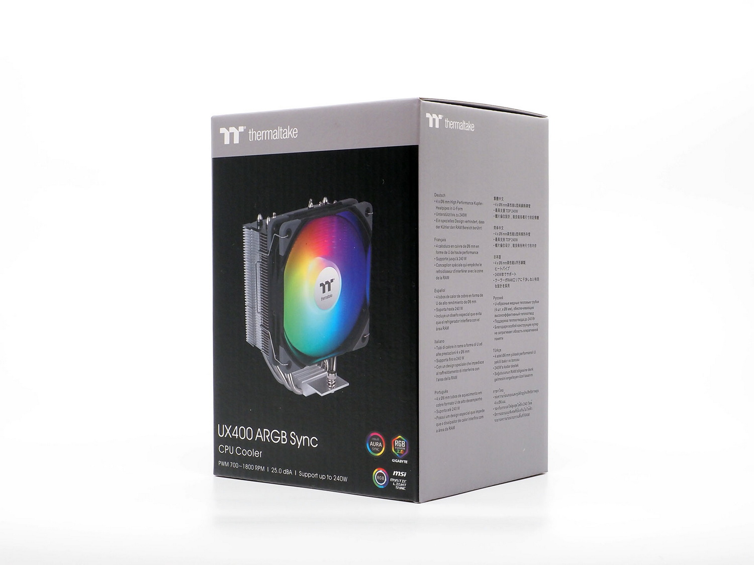Thermaltake UX400 ARGB Sync(実売価格：4,100円前後)