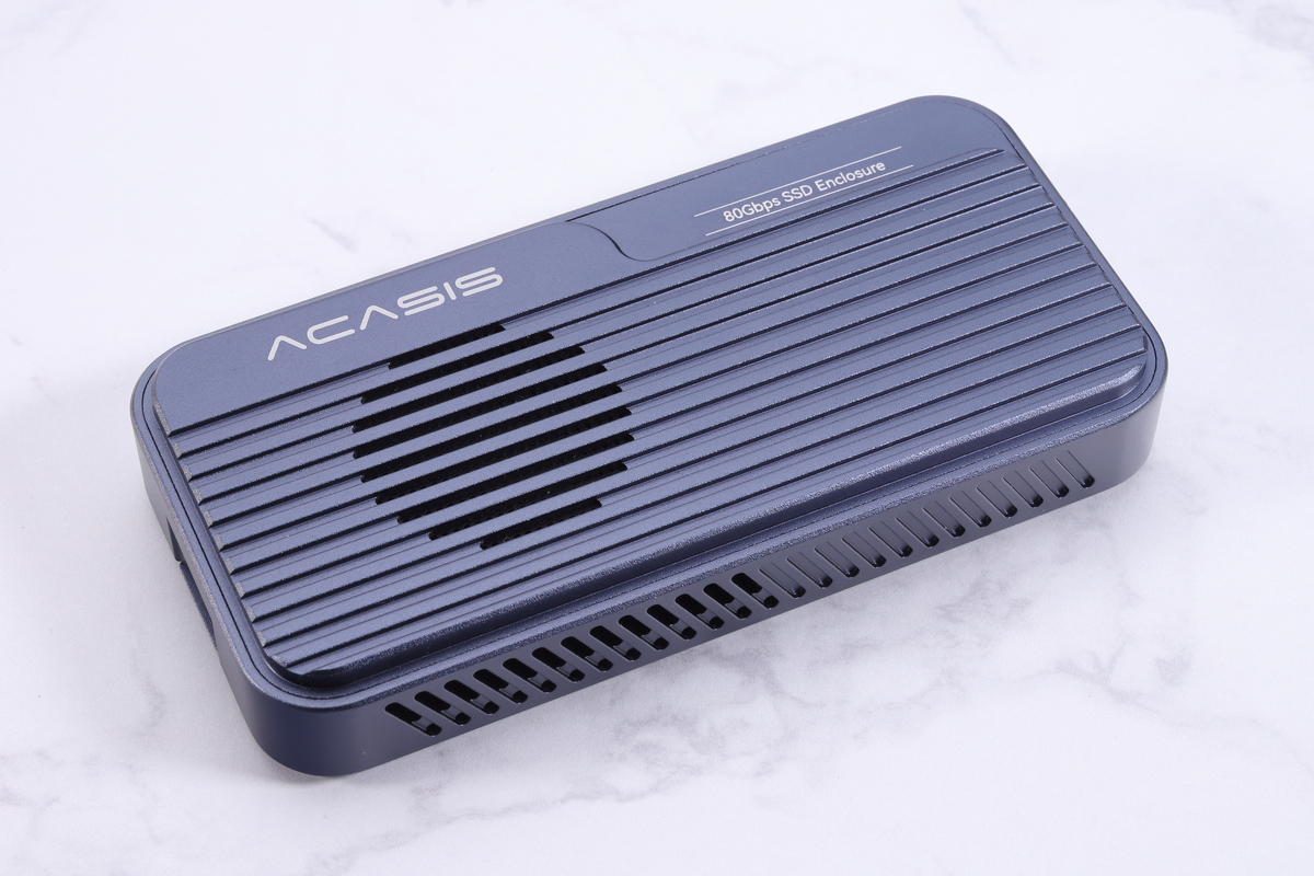 ACASIS TB501Pro (PCIe Gen5 SSD Compatible)。インターフェイスに80Gbps対応のThunderbolt 5を採用した外付けSSDケース