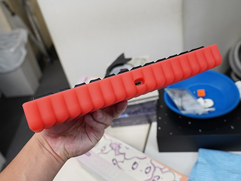 シリコンケース採用のキーボード自作キット「HIBI Design CHOPPER」が
