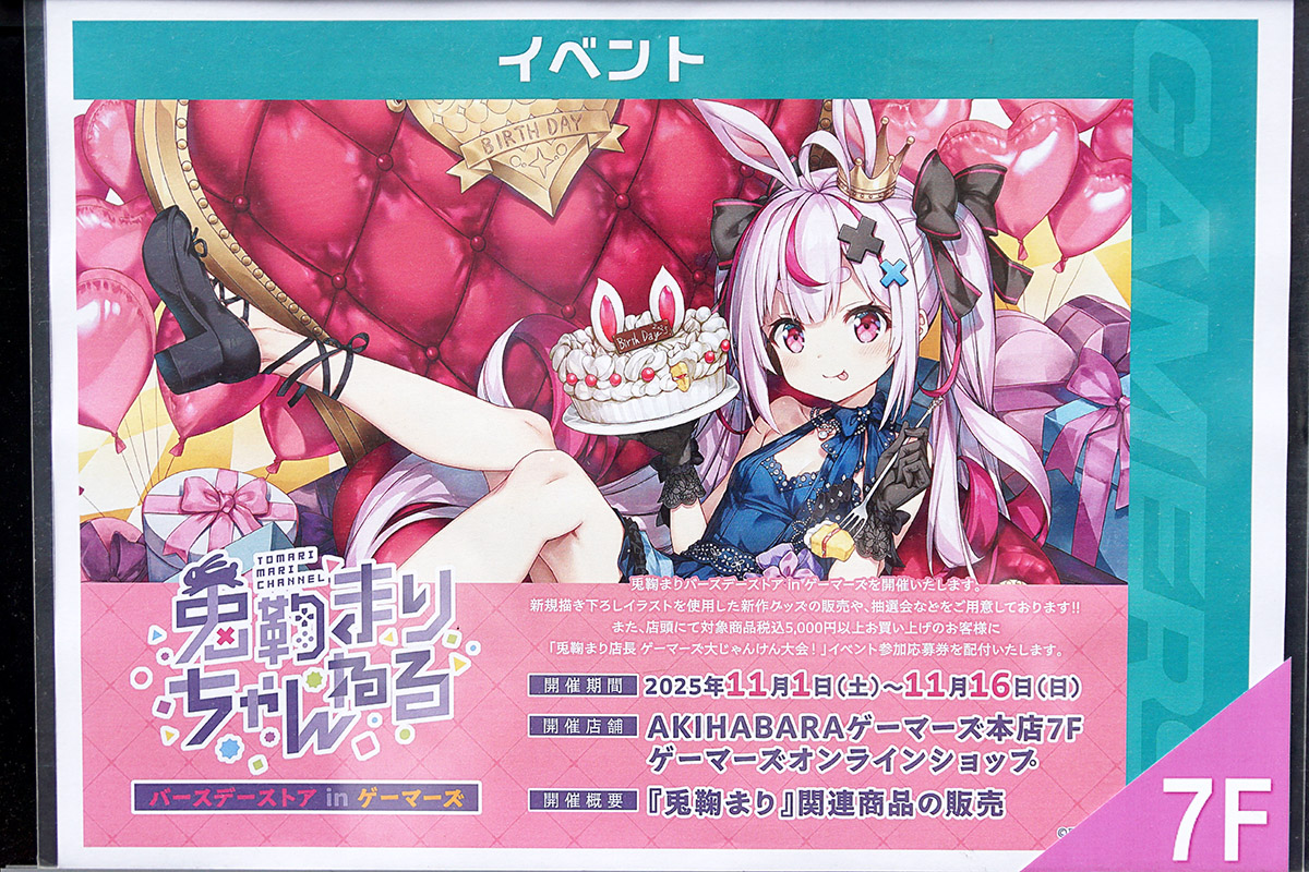 AKIHABARAゲーマーズ本店(11月1日撮影)