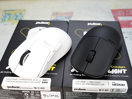 Pulsarの超軽量ゲーミングマウスが計6製品、「X3 CrazyLight Mini
