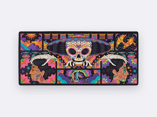 メキシコの「死者の日」モチーフのキーキャップセット、共同購入