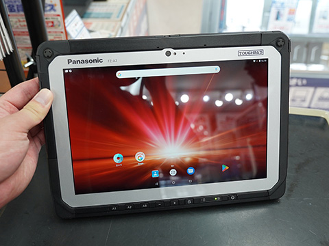 Panasonic TOUGHPADAndroidのタブレット、FZ-A2 高耐久10.1インチAndroidタブレット「TOUGHPAD FZ-A2」が3,980円！中古