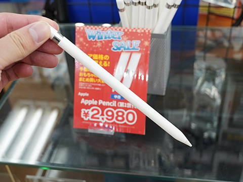 Apple Pencil（第1世代）」が2,980円！中古品が大量入荷 - AKIBA PC