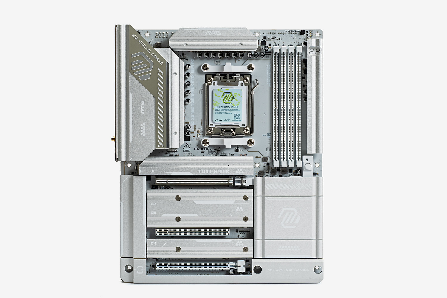 MSIの「PZ」シリーズでX870Eチップセット搭載マザーボード「MAG X870E TOMAHAWK MAX WIFI PZ」。実売価格は5万5,000円前後