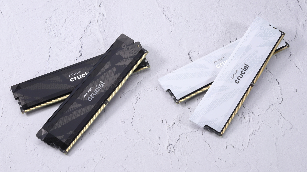 Crucial Pro DDR5-6400 CL32 32GB Kitを2セット使って4枚挿しに挑戦