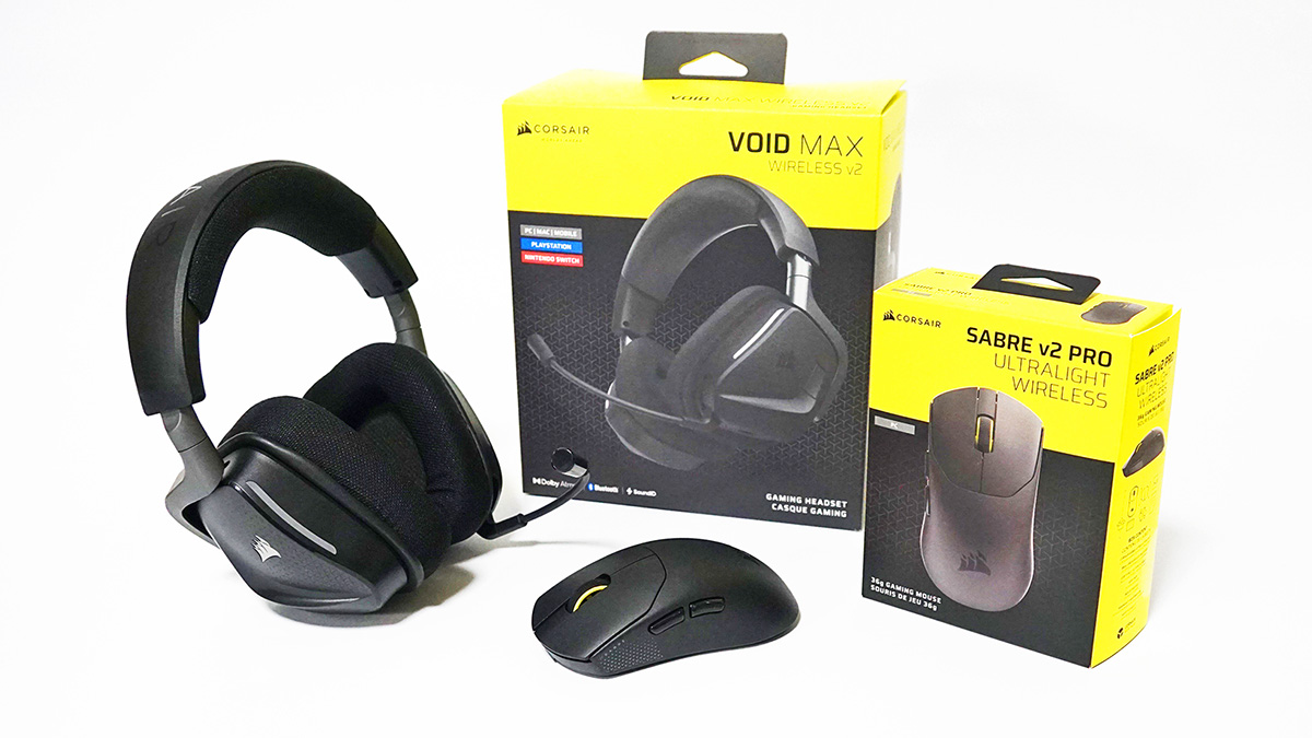 CORSAIR SABRE v2 PRO / CORSAIR VOID v2 MAX